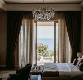 11 bedroom seafront villa with infinity pool near Budvar, sleeps 22
